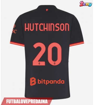 Lacne Ženy Futbalové dres AC Milan Omari Hutchinson #20 2026-27 Krátky Rukáv - Tretina